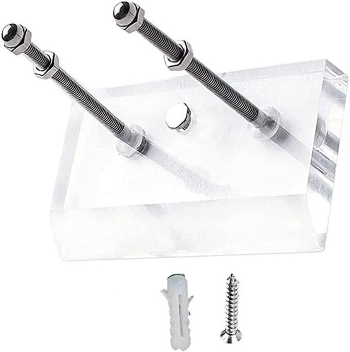 Skateboard Muurhanger Display rek Skateboard Tonen Zwevend Effect 80x40x75mm Transparant