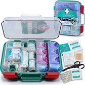 EHBO kit 420-delige - Complete EHBO Koffer/Doos - Verbanddoos - First Aid Kit - Pleisters & Verband - Noodpakket