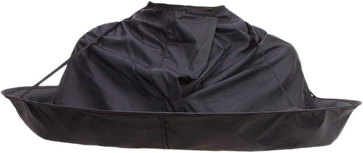 Haarknip Paraplu Cape - Kappers Mantel - Haar Knippen - Vangt Haren - 60 x 60 cm - Zwart