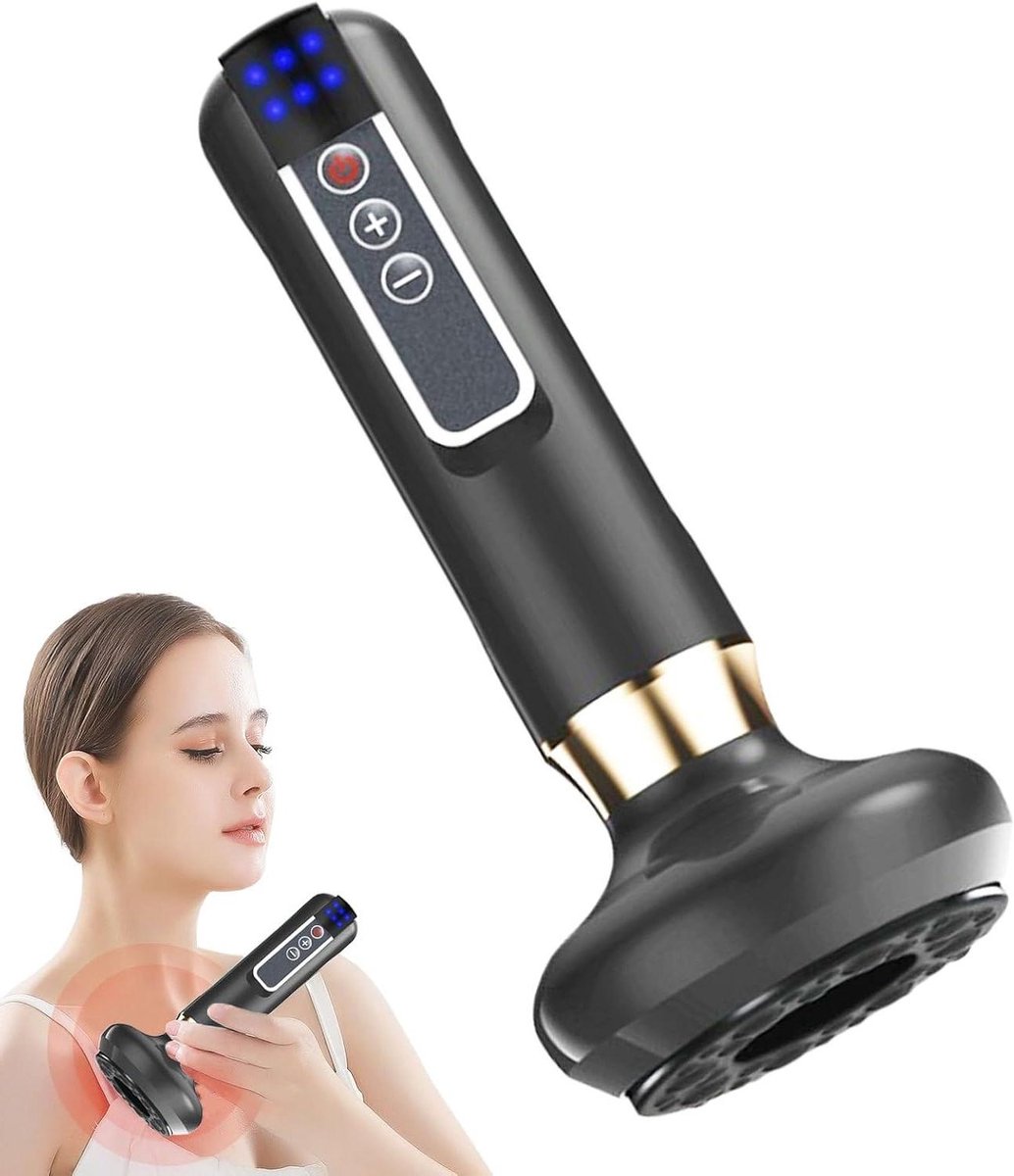 Cellulitis Massageapparaat - Zuignap Massage Lichaamsvormer - Vetverbranding Stimuleren - Instelbare Intensiteit - 24.7 x 13.4 x 9.9 cm - Blauw