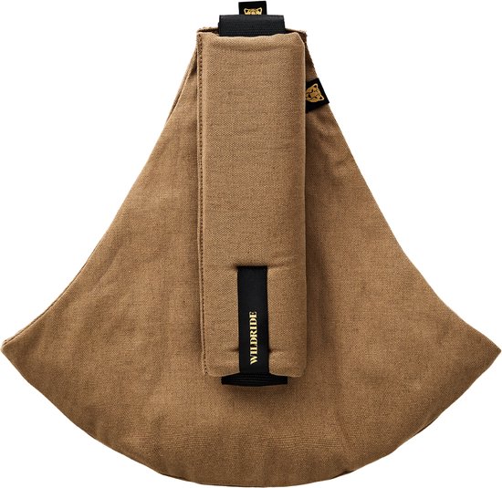 Wildride Kinderdrager Linnen Camel - Draagzak voor kinderen van 9 maanden tot 4 jaar - Tot 20 kg - Baby Carrier Lichtgewicht & Draagbaar