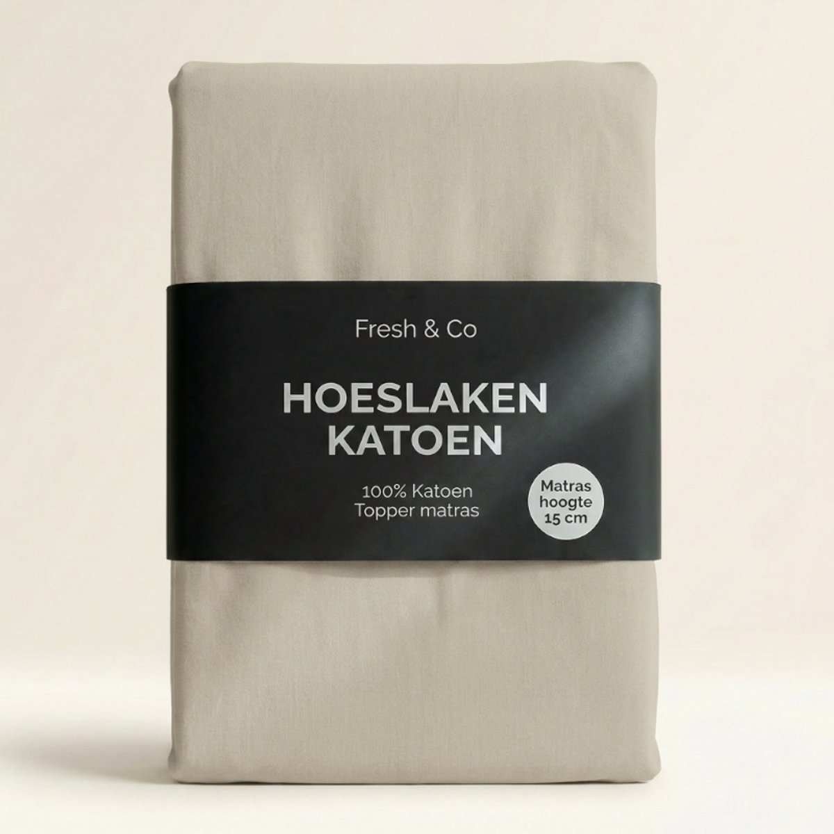 Verkoelend Topper Hoeslaken - Katoen - 180x200 cm - Katoen - Fresh & Co