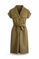 Meisjes Jumpsuit Broekpak maat 122/128 kleur Kaki groen 100% katoen meisjesset Overall zeer mooi!