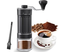Handmatige Koffiemolen - Koffiemaler met Keramisch Kegelmaalwerk en 40 Maalstanden - Verstelbare…