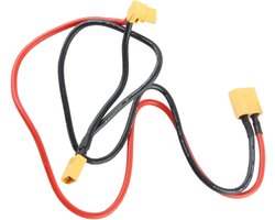 Siliconen Vuurvaste Voedingsadapter Kabel Male XT30 naar Female XT60 90 Graden Connector voor Drone en RC Toepassingen