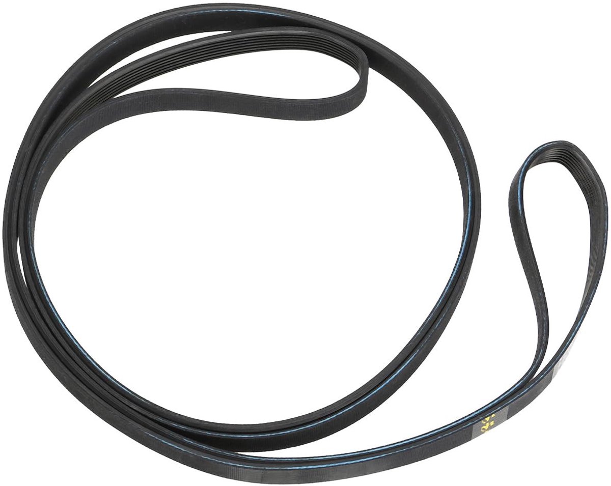 Dailygoods- Wasdrogerriem 7PH2012 - Rubber - 11,2 mm Breedte - 2012 mm Omtrek - 7 Ribben - Compatibel met Logik LCD8W18/LCD7W18 - Trommelriem