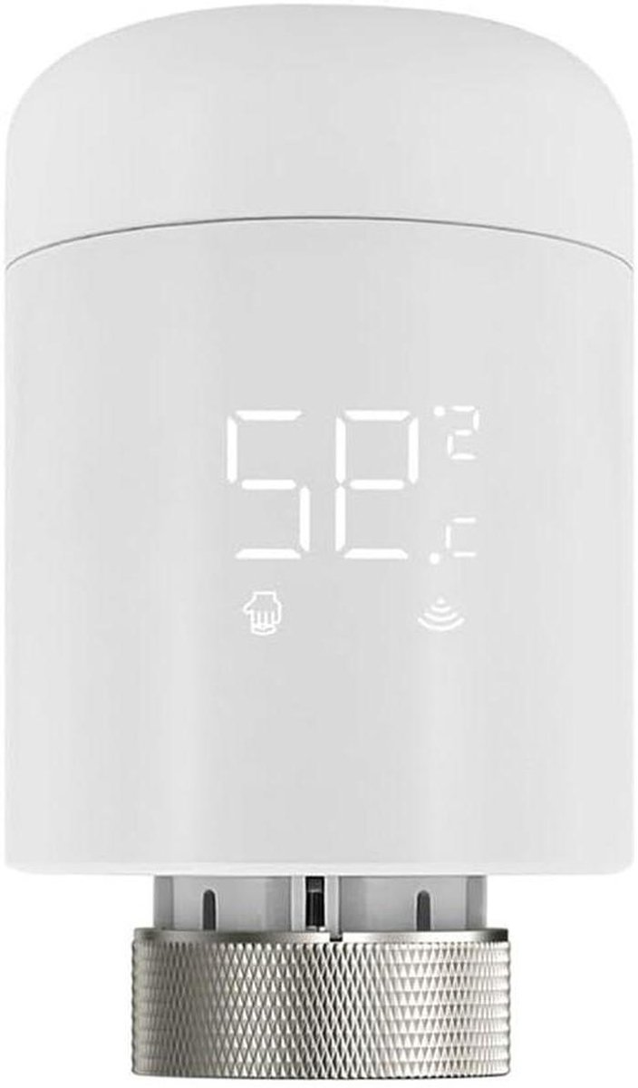Slimme Thermostaatkraan - Radiatorregelaar WiFi - Energie Besparen - Geen Hub Nodig - 11 x 9.5 x 6.5 cm - Wit