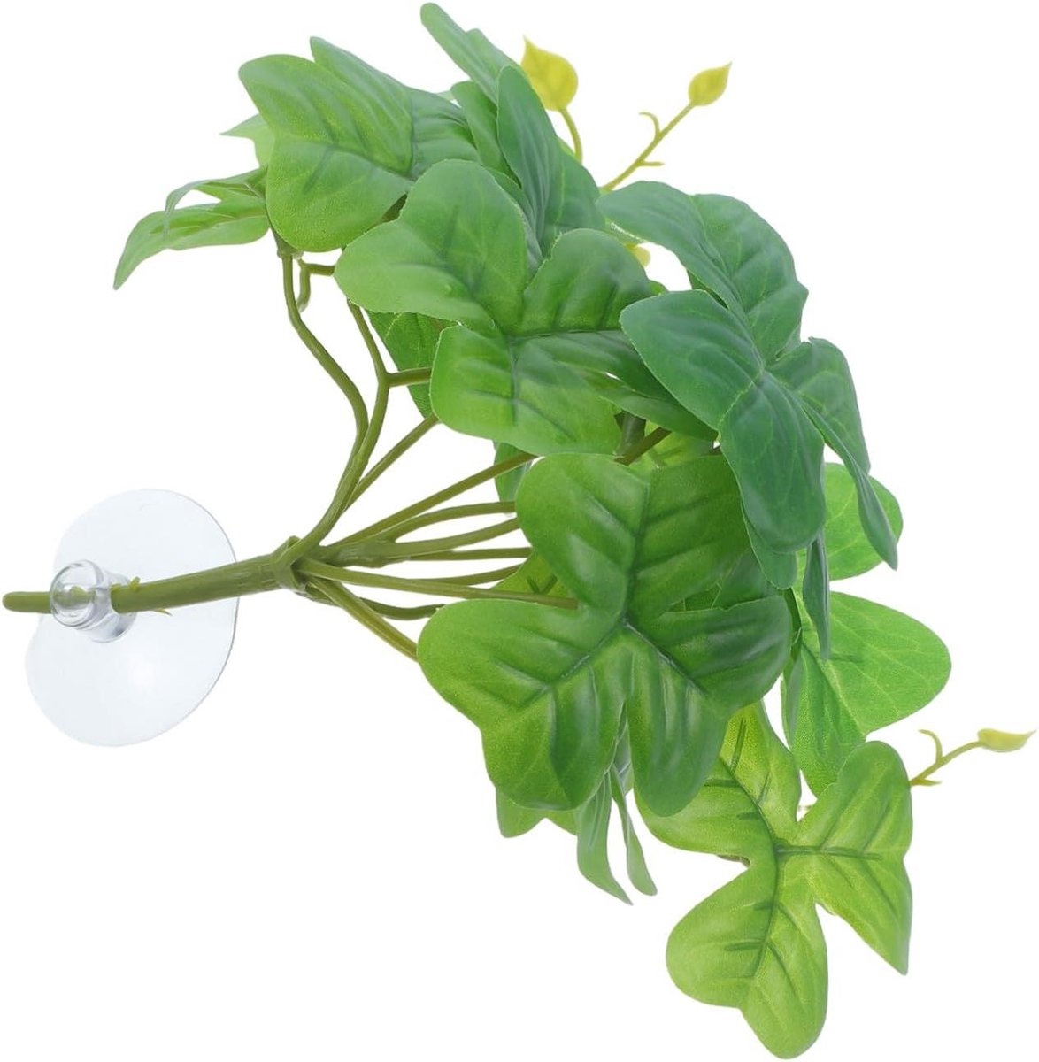 Reptielen Terrarium Planten - Kunstmatige Bladeren - Vochtregulatie Terrarium - Eenvoudige Installatie - 25x22x15 cm - Groen