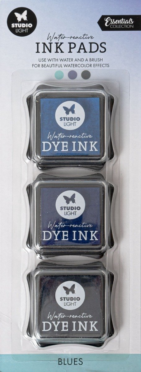 SL Water-reactive Ink Pads Blues Essentials Tools nr.15