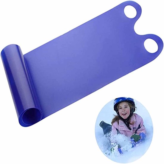 Slee Mat - Vliegend Tapijt - Zand Plezier - Opvouwbaar Ontwerp - 46x137cm - Blauw — afbeelding 4