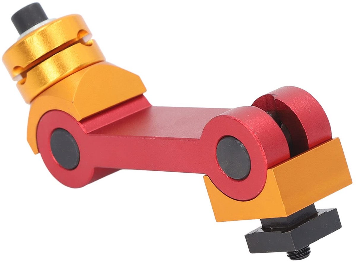 Dailygoods- Freestoplocator Lichtgewicht - Verstelbare CNC-werkstoplocator - Duurzaam Gereedschap - Nauwkeurigheid - Gecementeerd Carbide - Inclusief Koevoet/Inbussleutel