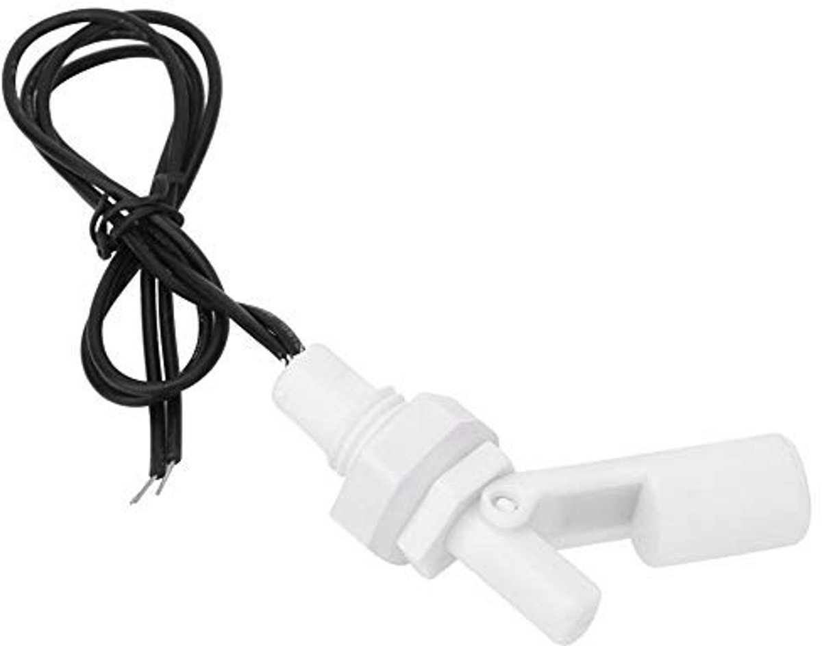 Dailygoods - Waterniveausensor - Vlotterschakelaar - Hoge Betrouwbaarheid - 16mm - Schakelaar voor Vloeistofniveau - Geschikt voor Diverse Vloeistoffe...