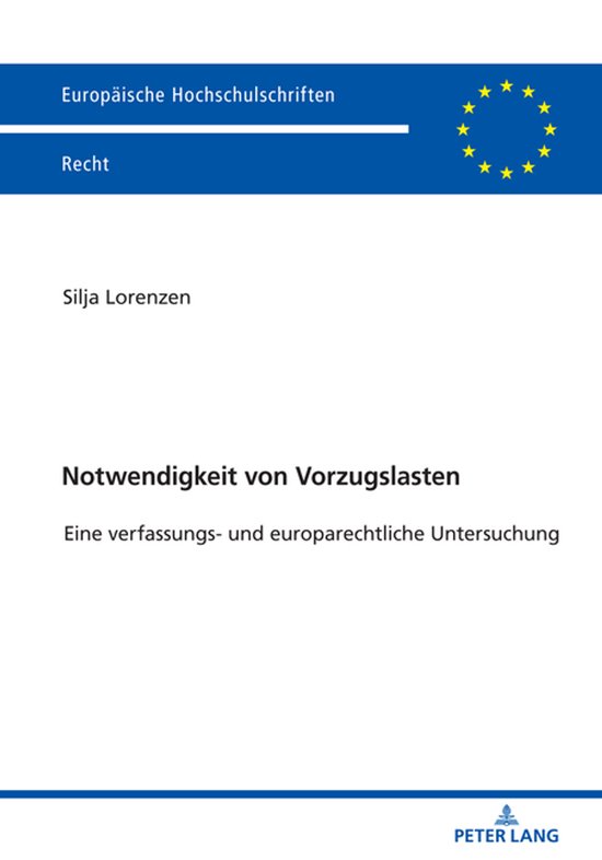 Europaeische Hochschulschriften Recht 6183 - Notwendigkeit v ... - cover