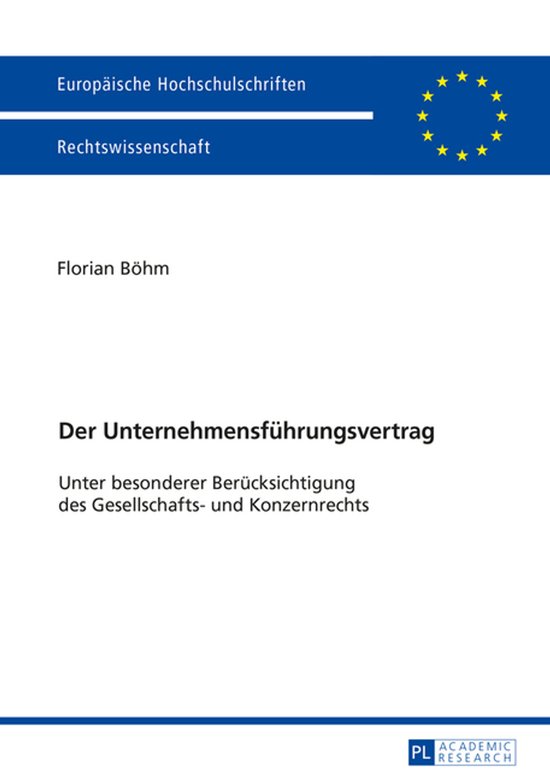 Europaeische Hochschulschriften Recht 5821 - Der Unternehmen ... - cover