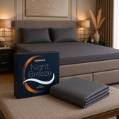 Slowwave NightBreeze hoeslaken voor topper - 100% TENCEL™ lyocell - Extreem zacht/comfortabel - Altijd een heerlijke slaaptemperatuur - Vochtregulerend - Hypoallergeen & antibacterieel - Sterk & kleurvast - Kleur: Grey Elegance - Formaat 90x200x15cm