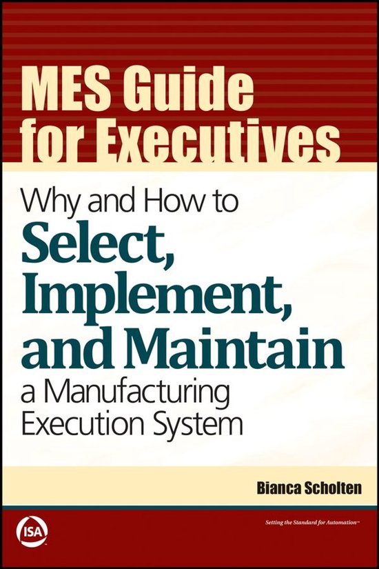 International Society of Automation - MES Guide for Executiv ... - cover