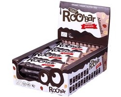 Roo'Bar | High Protein | Chocolate Covered | Almonds Bar | 16 stuks | 16 x 40 gram