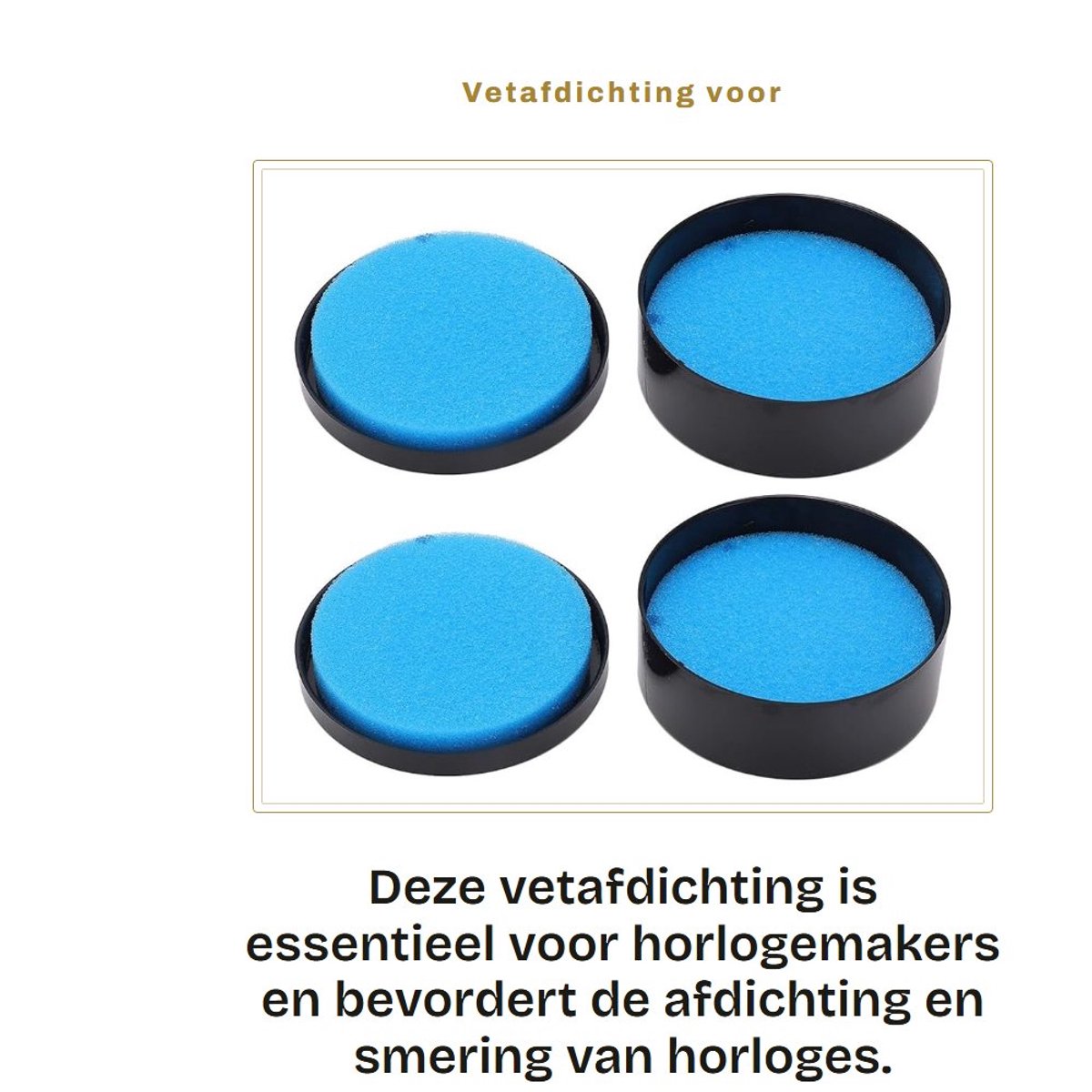 Dailygoods- Vetafdichting 2 Stuks - Onderhoudsafdichting - Afdichtingsvet - Smering - Effectieve Afvalreductie - Slim Ontwerp - Horlogeafdichtmiddel