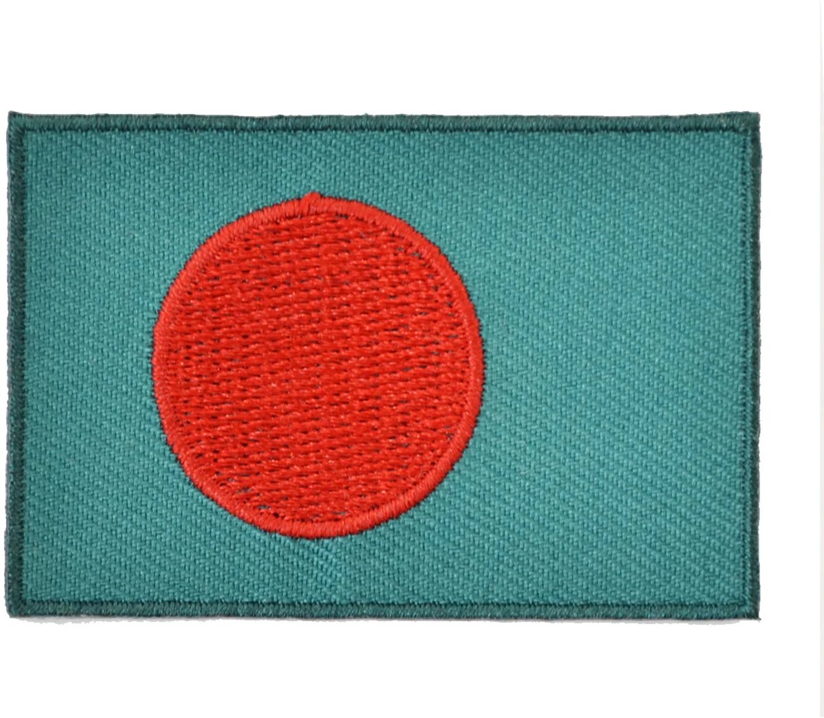 Embleem vlag Bangladesh- Strijk embleem - Carnavalskleding - Carnaval accessoires