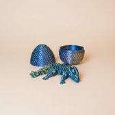 Œuf De Dragon Imprimé En 3D Avec Dragon Articulé – 22 Cm – Jouet Fantastique Et Décoration – PLA écologique