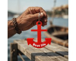 Allygami Drijvende Sleutelhanger Anker - Boat Life - Boot Cadeau voor Booteigenaar Schipper en Watersporter