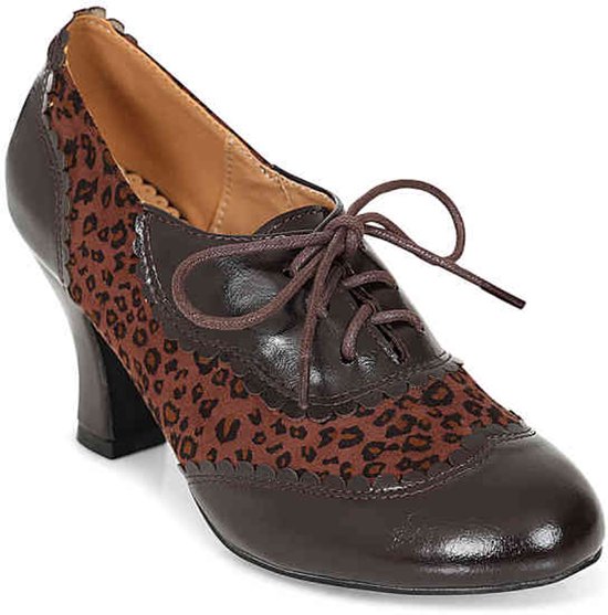 Banned - Bertie'S Leopard Pumps - 38 Shoes - Bruin