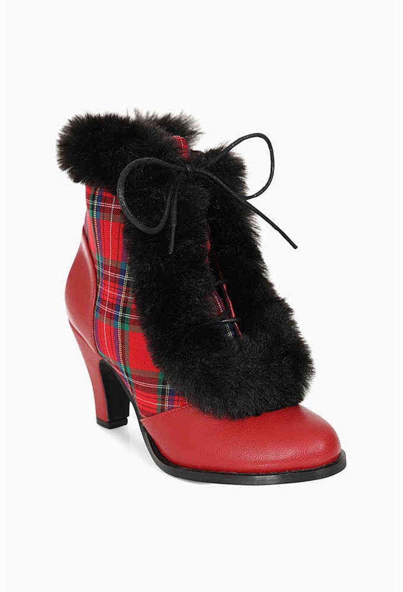Banned - Chic Charlotte Enkellaars - 39 Shoes - Rood