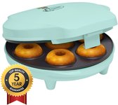 Bestron Donutmaker - ADM218SDM - Mini donutmaker - 700W - 7 donuts - Mint - 5 jaar garantie