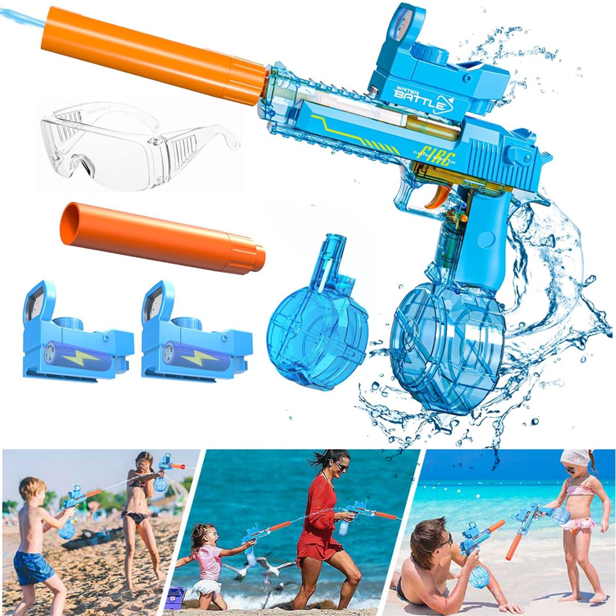 Elektrisch Waterpistool - Automatisch Waterpistool - Kinderwaterpistool - Zomer Speelgoed - Speelgoed Voor Een Strandfeest