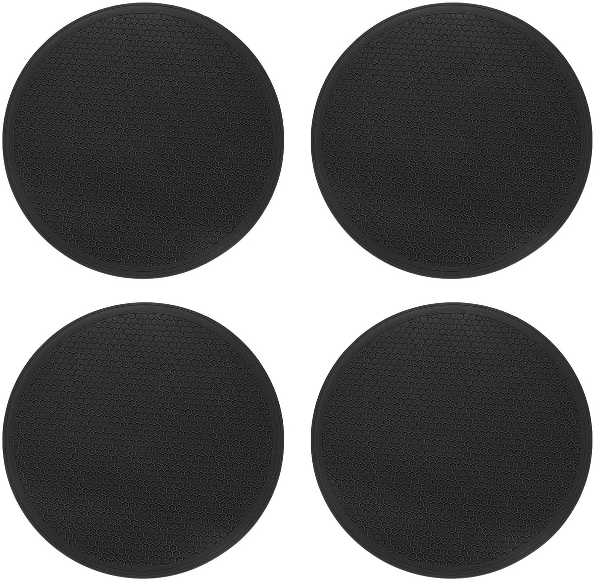 Omgoods - Set van 4 Siliconen Pannenlappen met Antislip Grip