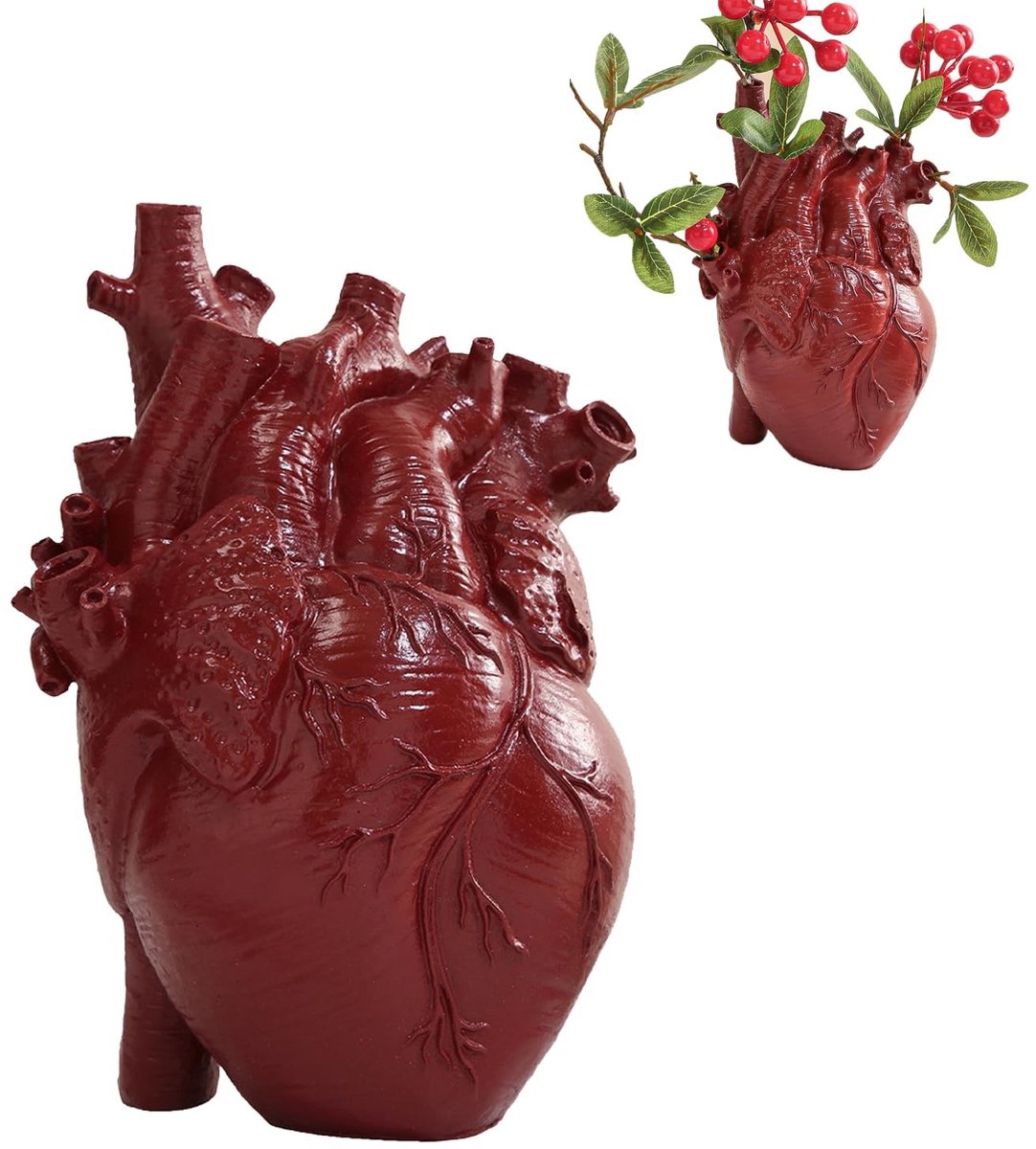 Omgoods - Anatomische Hartvaas voor Bloemstukken en Decoratie