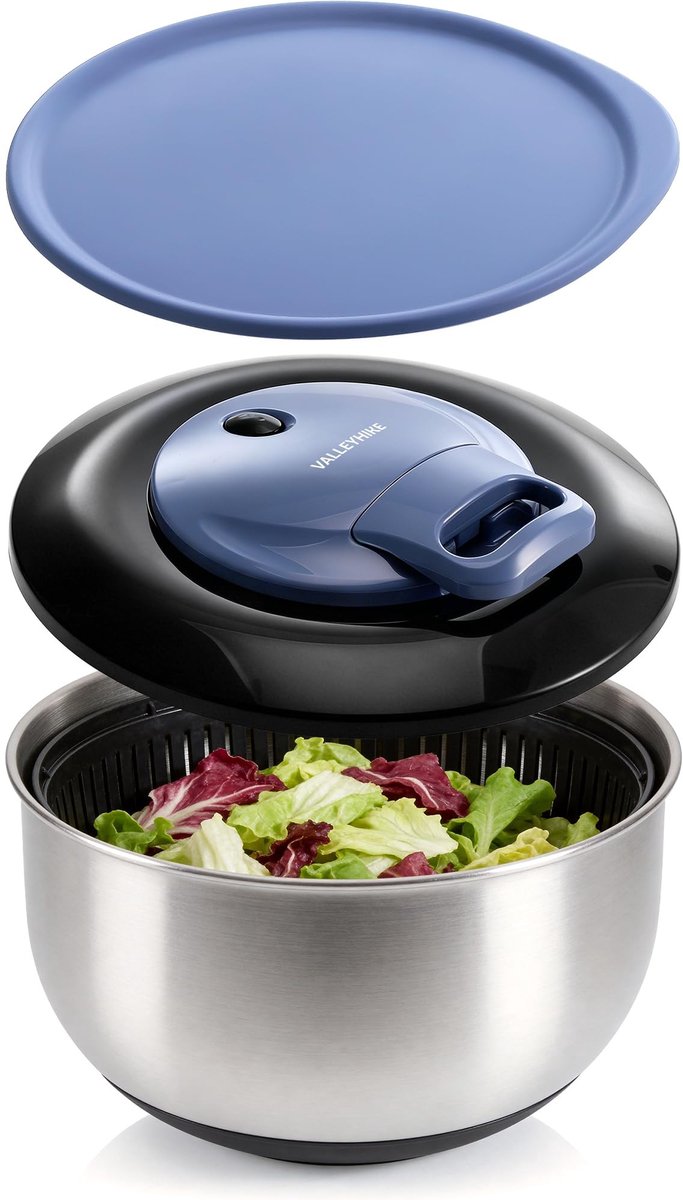 Omgoods - Salade Spinner met Mengkom en Drainer voor Groenten en Fruit