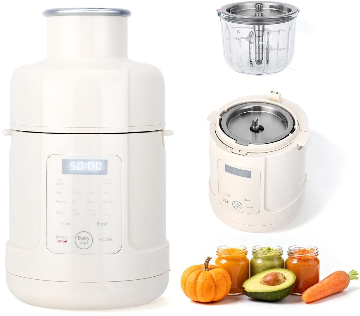 Omgoods - Babyvoedingsbereider met Automatische Kookfunctie en Timer