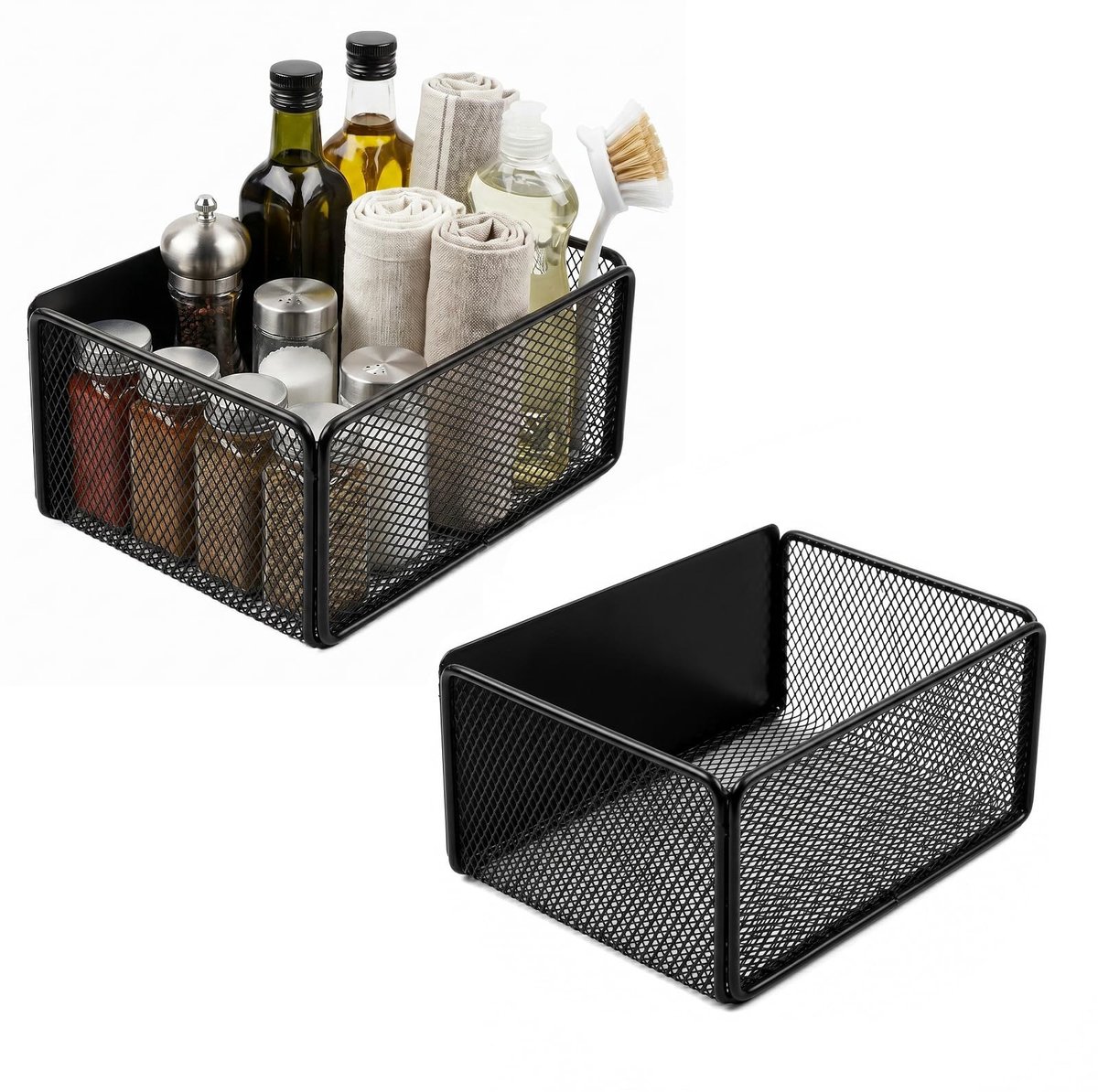 Omgoods - Set van 2 Magnetische Koelkastorganizers zonder Boren