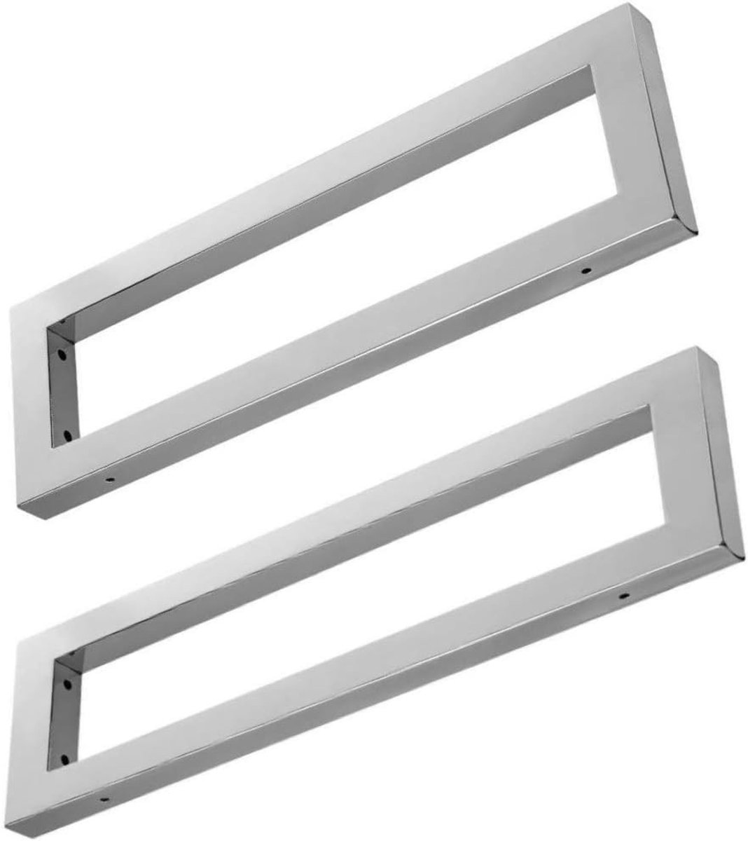 Omgoods - Wandconsole voor Wastafel, Roestvrij Staal, 500x150x30 mm