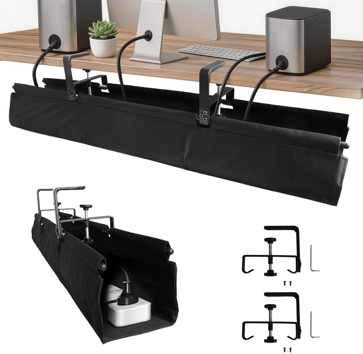 Omgoods - Kabelgoot voor Bureau - 90 cm Onder Kabelmanagement