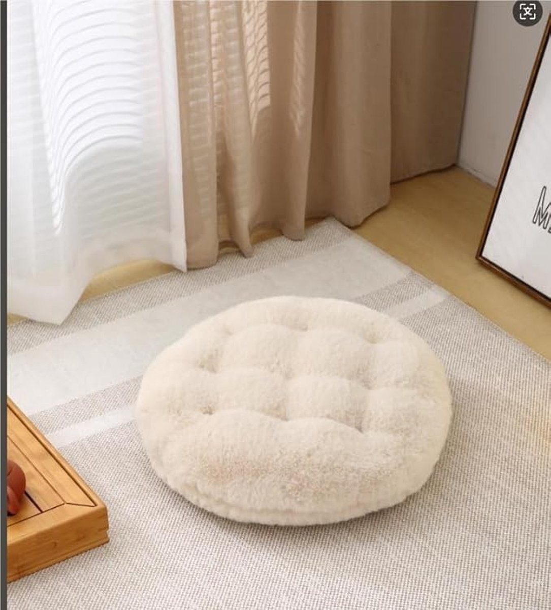 Omgoods - Luxe Ronde Vloerkussen voor Meditatie en Ontspanning