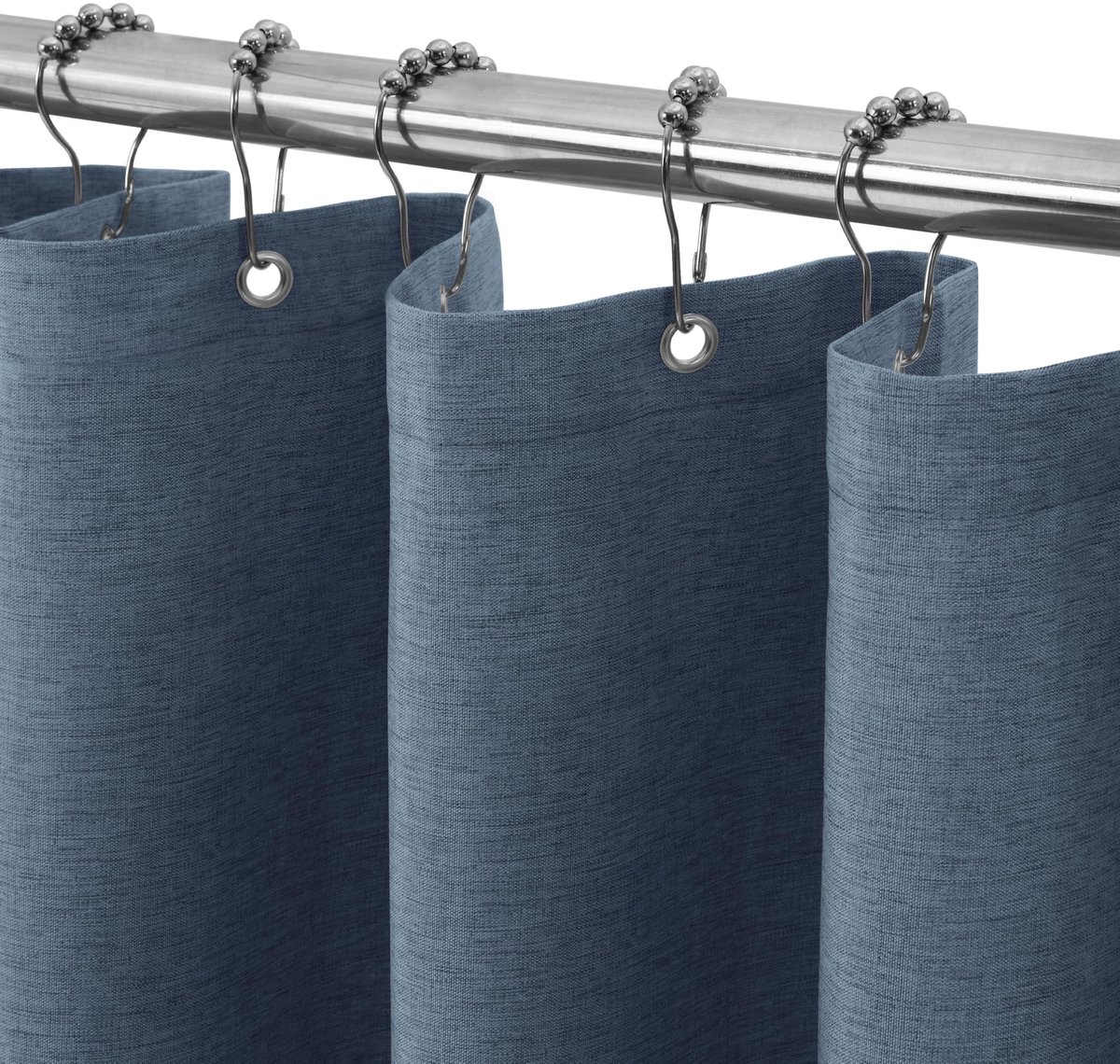 Omgoods - Waterdichte Douchegordijn met Metalen Ringen 122 x 182cm