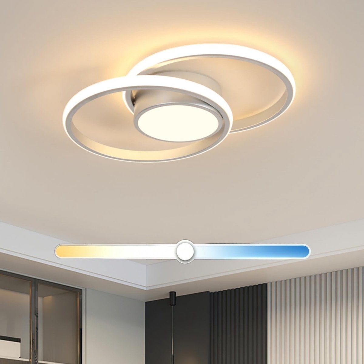 Omgoods - Dimbare LED Plafondlamp met Afstandsbediening