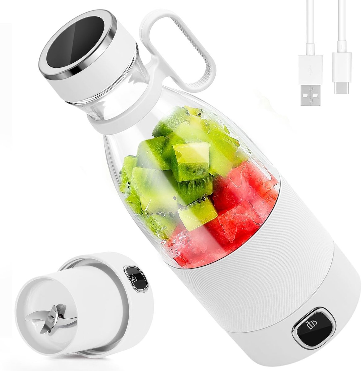Omgoods - Draagbare Mixer voor Shakes en Smoothies met USB Oplaadbaar Batterij