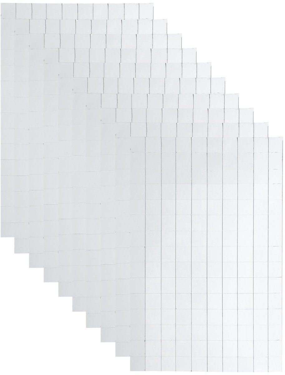Omgoods - 2400 Stuks Zelfklevende Spiegels voor Disco Ball en DIY Creaties