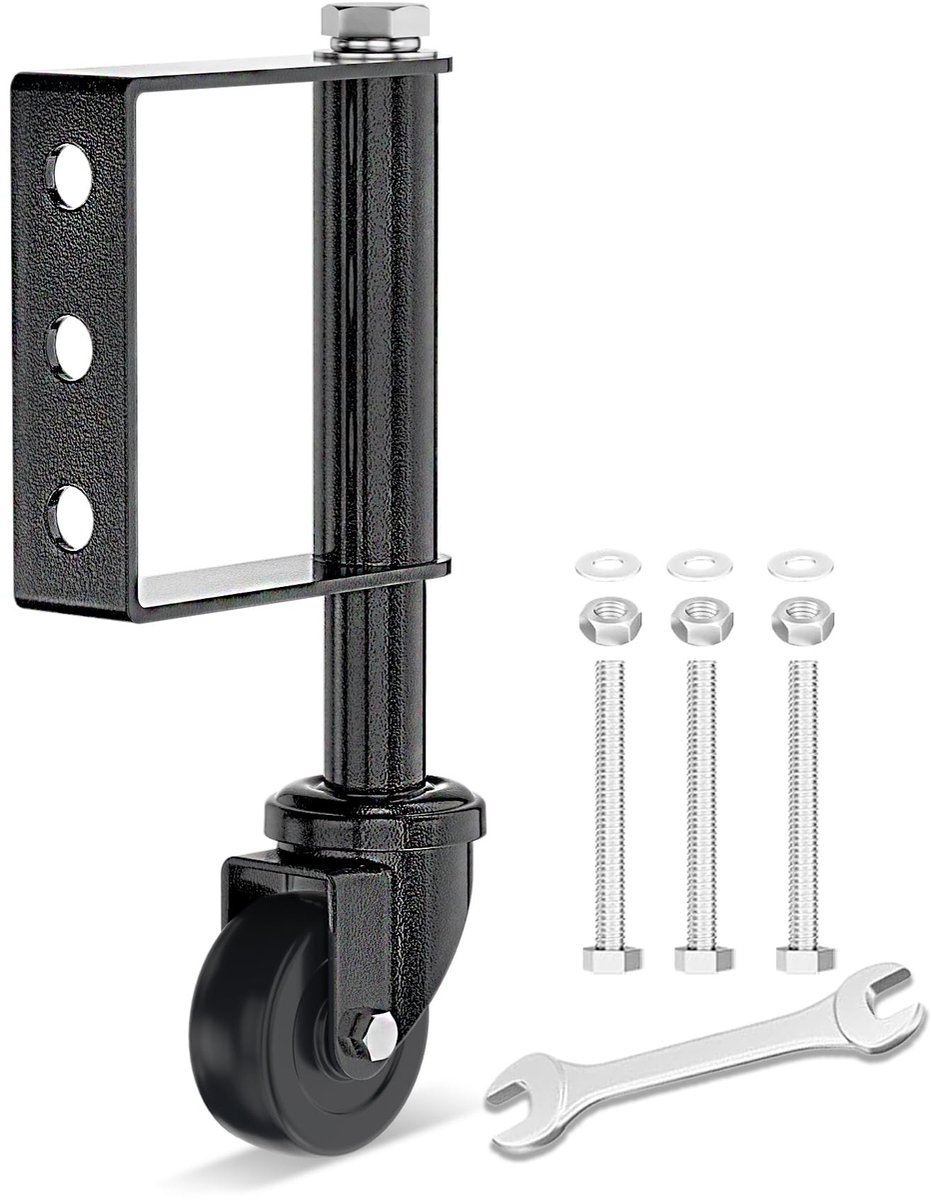 Omgoods - 5 cm Poortroller met Schokabsorberende Rubberbanden