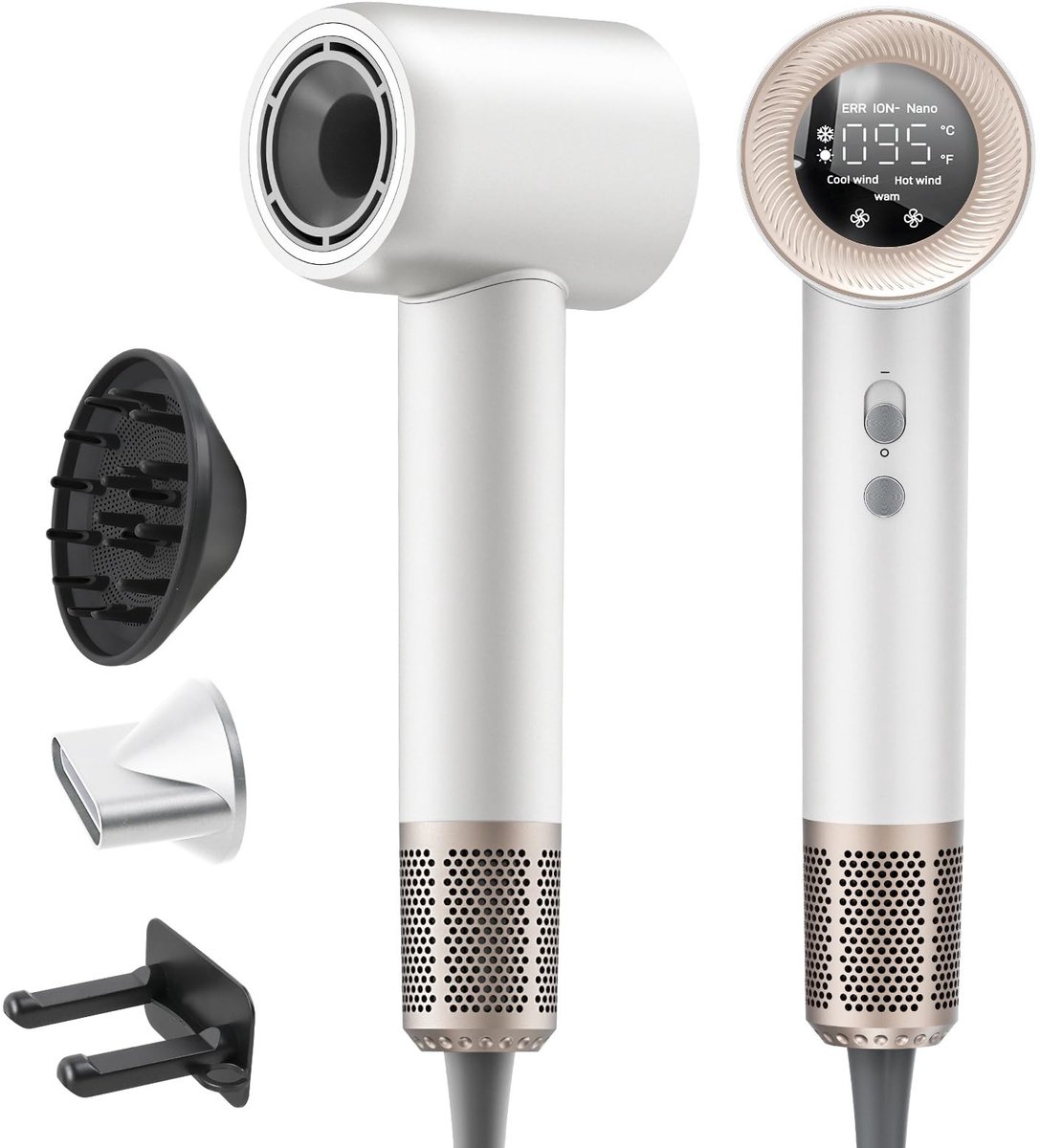 Omgoods - Professionele Haar Föhn met HD-Display