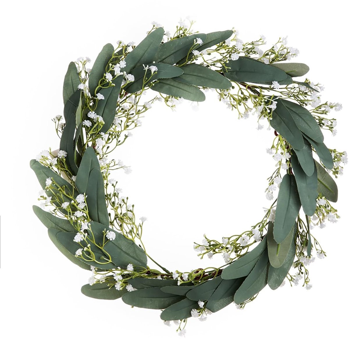 Omgoods - Kunststof Deurgroet met Eucalyptus Bladeren 40cm