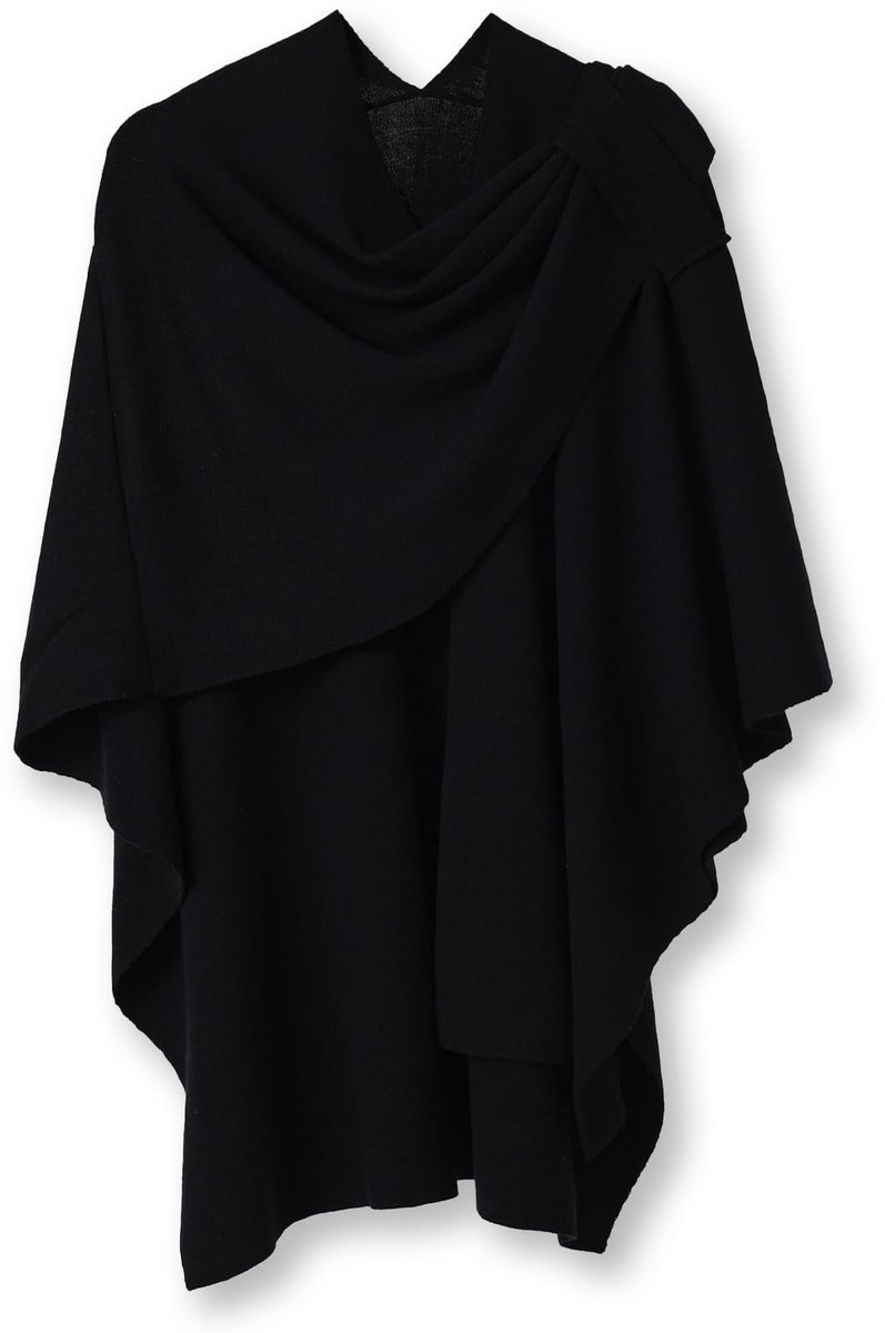 Omgoods - Elegante Dames Poncho en Sjaal voor Lente, Herfst en Winter
