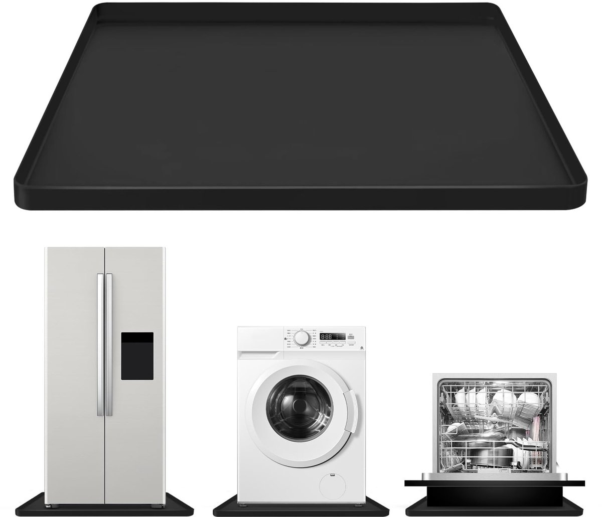 Omgoods - Siliconen Wasmachine Mat voor Bescherming en Antislip