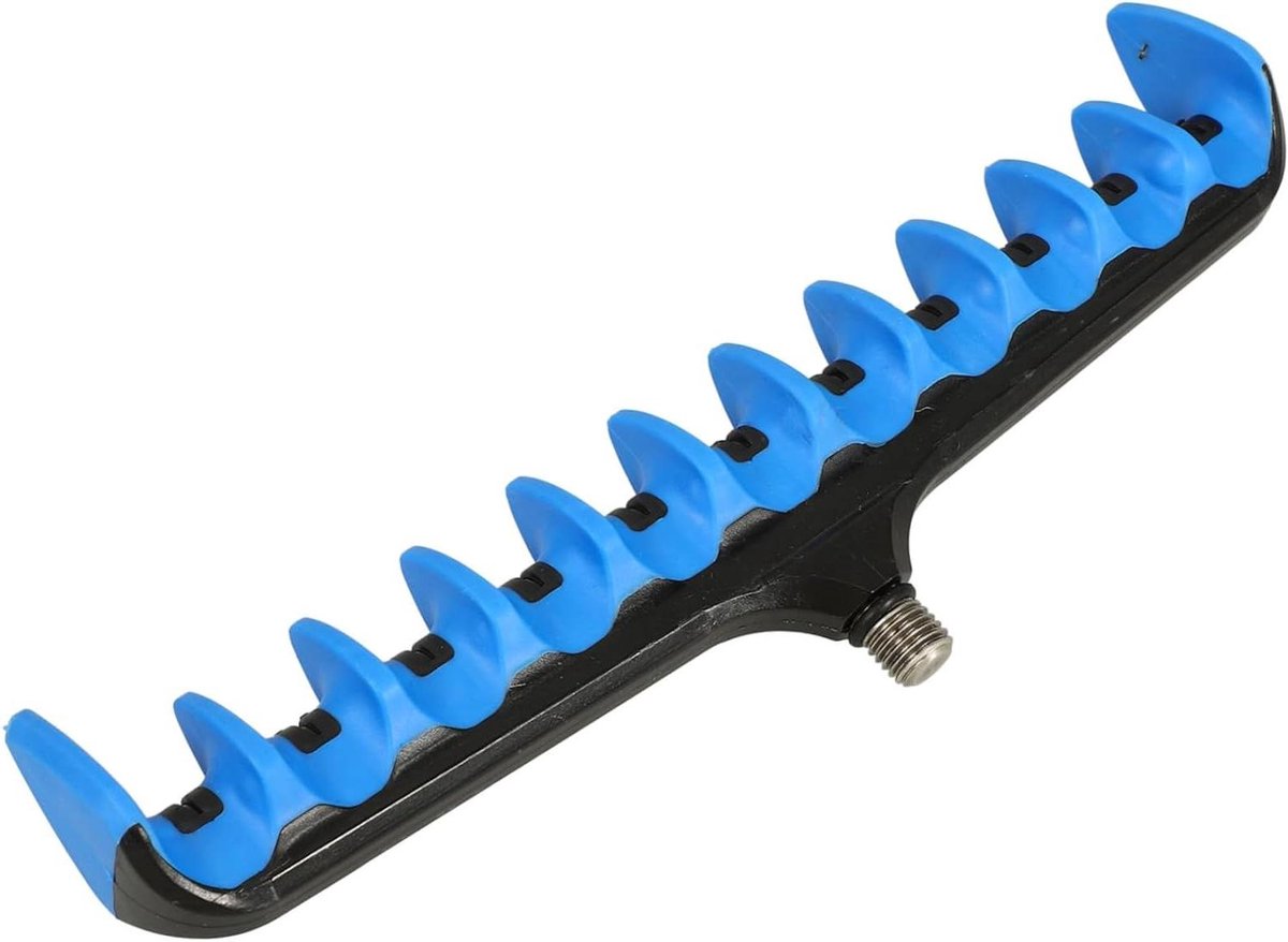 Hengelsteun Hoofd - Vissteun Hengel - Oevervissen - Puntig Vorkontwerp - 20 cm - Blauw