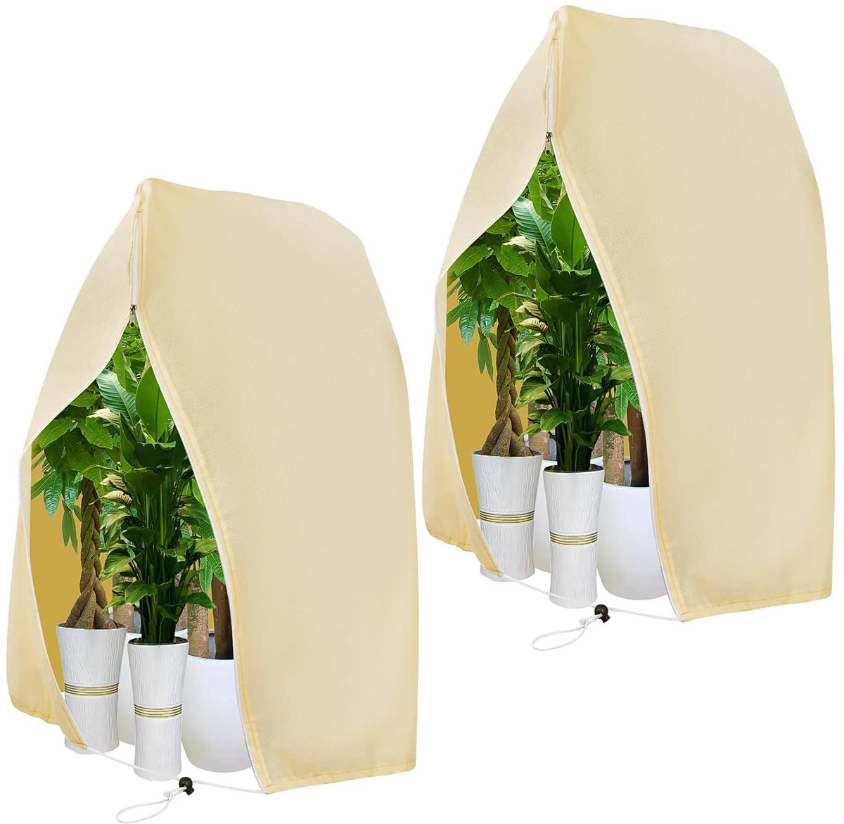 Omgoods - Winter Plant Cover met Rits en Touw 240 x 200 cm