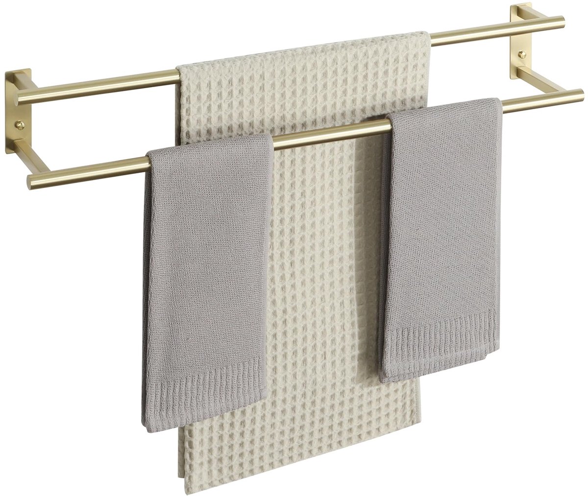 Omgoods - Handdoekhouder Goud 80 cm - Roestvrij Staal SUS304 voor Badkamer