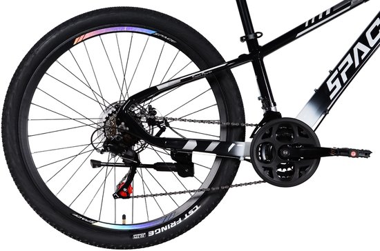 Mercury - Mountainbike - 26 inch - 21 versnellingen - Aluminium frame - Schijfremmen - Voorvork met vering - Zwart van Mercury — afbeelding 4